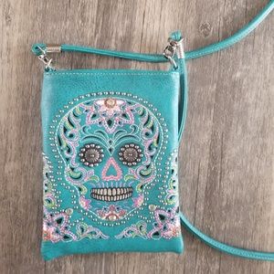 Sugar skull purse